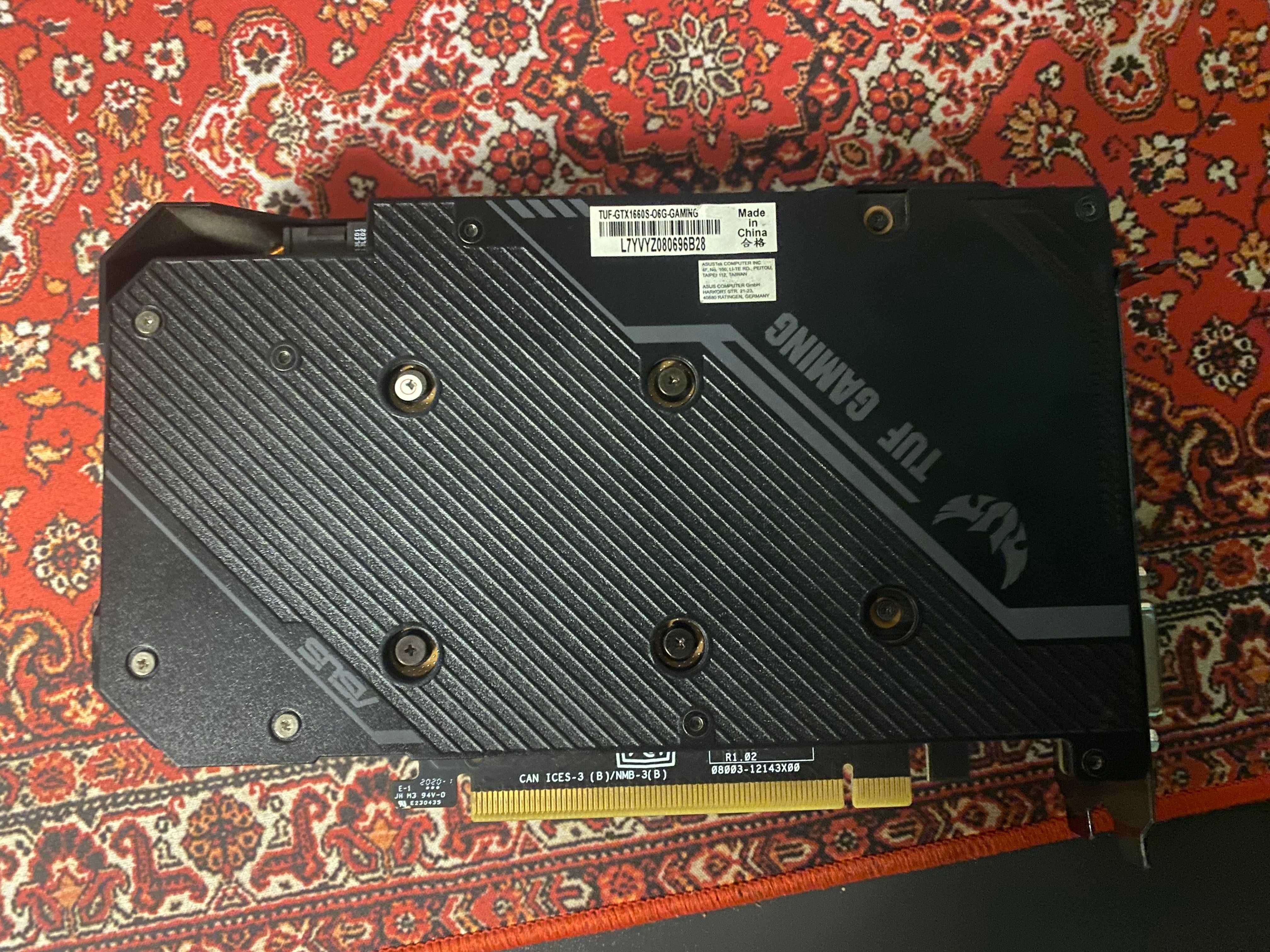Відеокарта GTX 1660 SUPER TUF-GTX1660S-O6G-GAMING