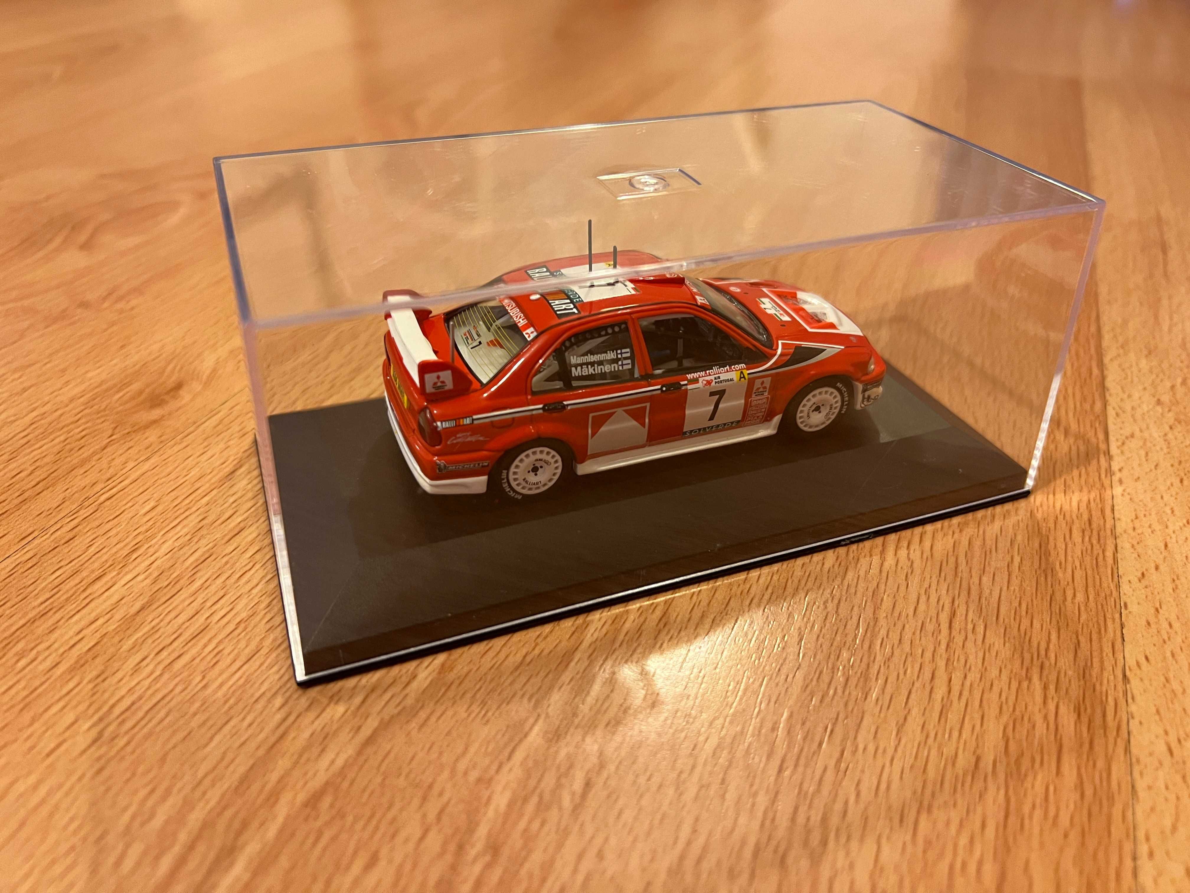 Miniatura Mitsubishi Lancer EVO VI Rali de Portugal 1:43 da IXO Models