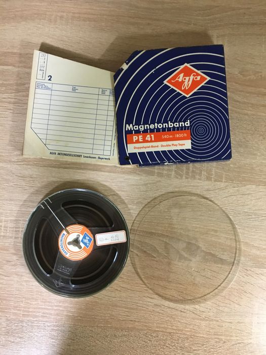 Магнитная лента для магнитофона AGFA.