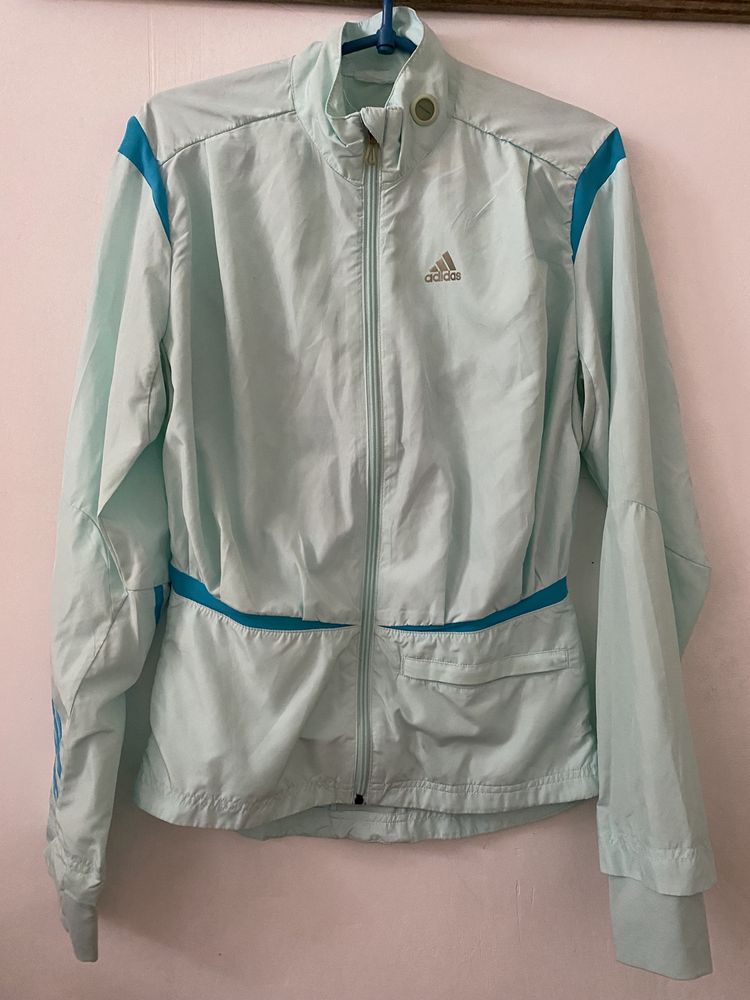 Куртка женская Adidas Clima Proof M,S голубая
