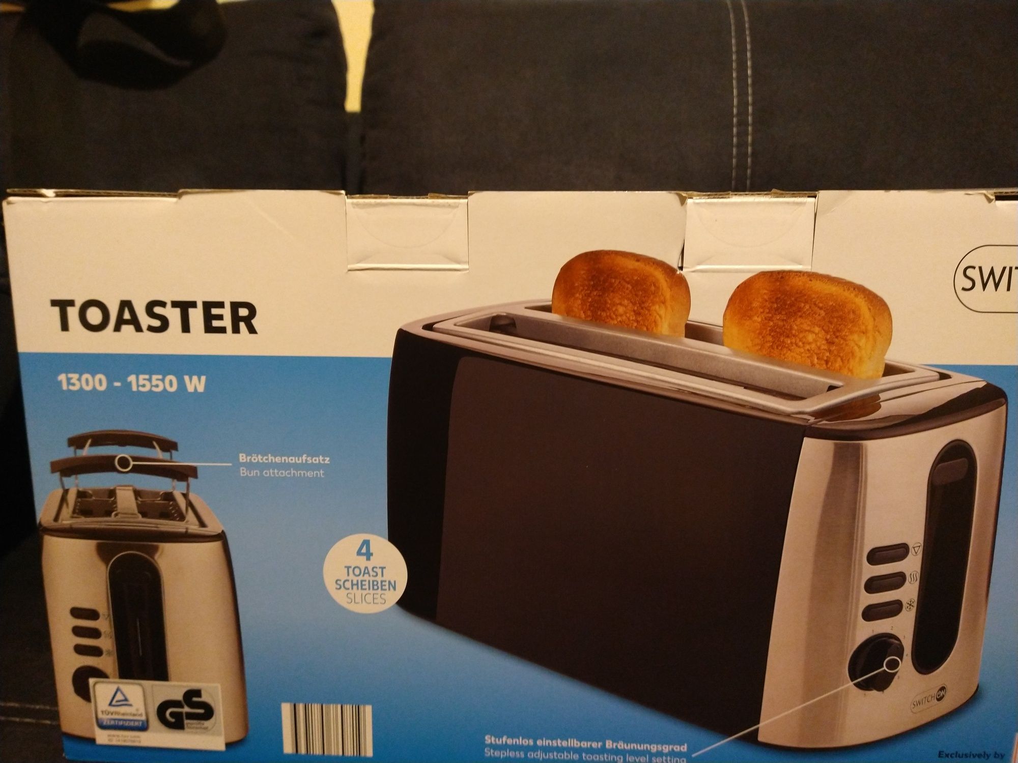 Toaster Switch On na 4 tosty