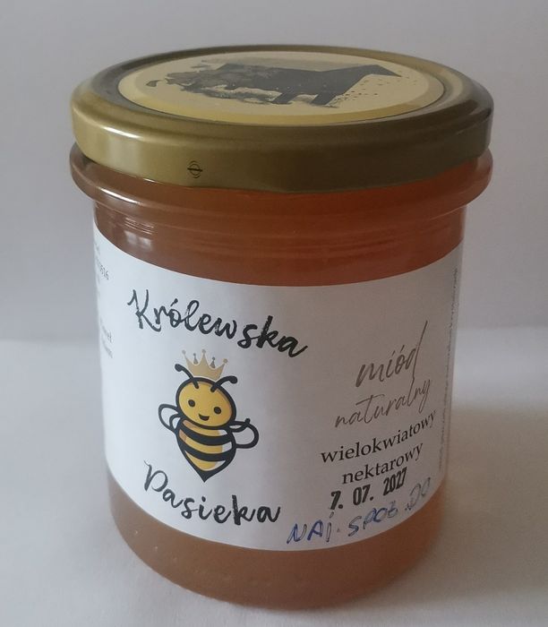 Miód wielokwiatowy 500g z własnej pasieki