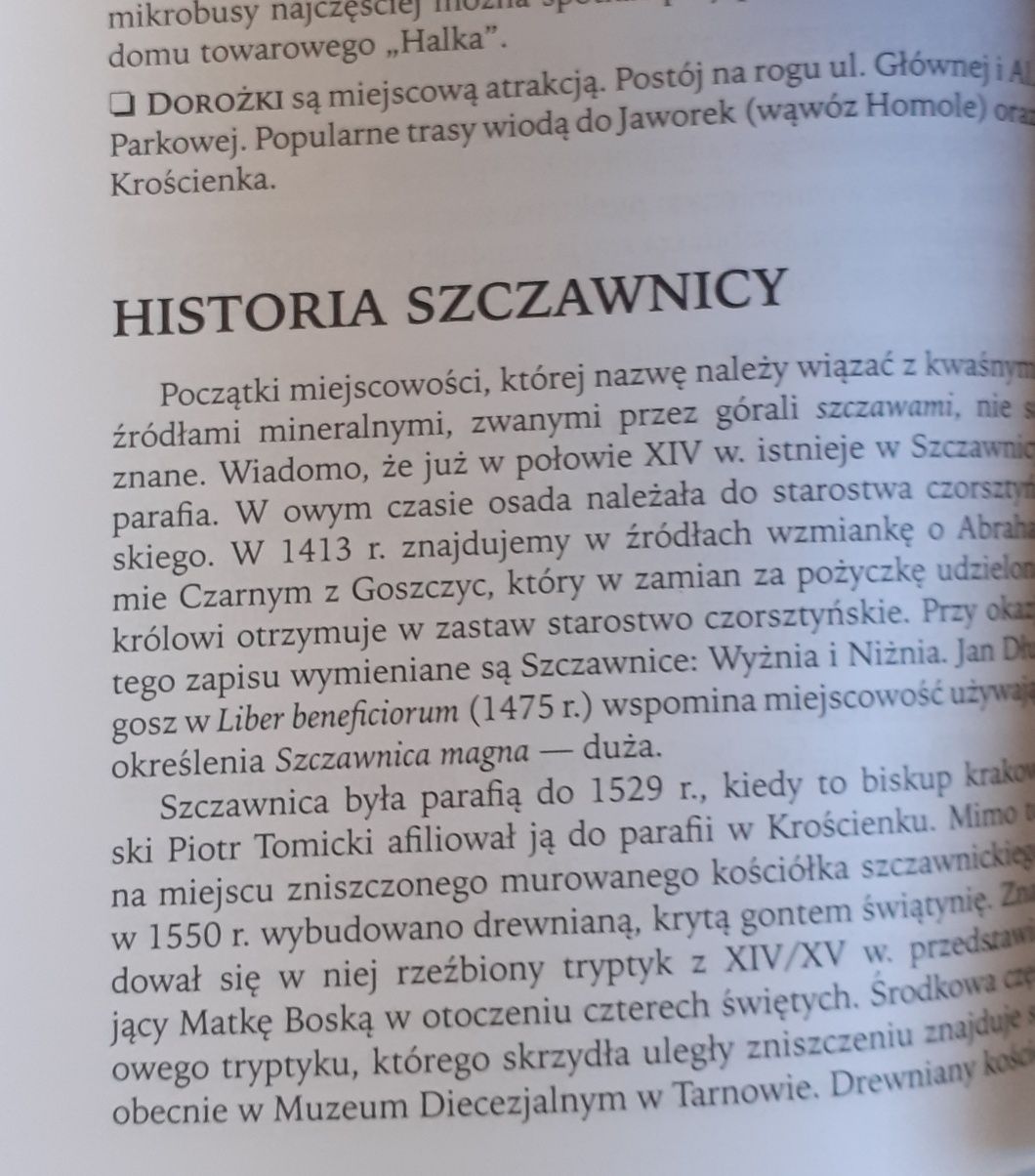 Szczawnica 2000. Informator - przewodnik
