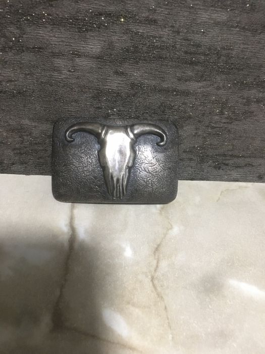 Вінтажна колекційна пряжка бика