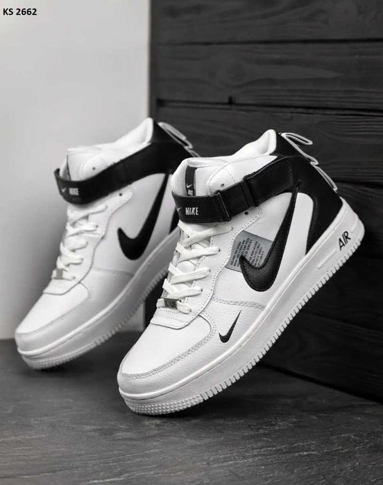 Кросівки Nike Air Force 1 LV8 High White ЗИМА. Арт: KS 2662