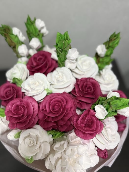 Зефір!!! Квіти з зефіру, оригінальний подарунок для вашого свята