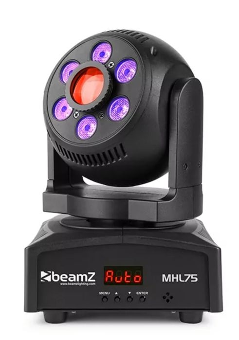 8 UNIDADES BEAMZ Moving Head MHL75 Hybrid Spot/Wash