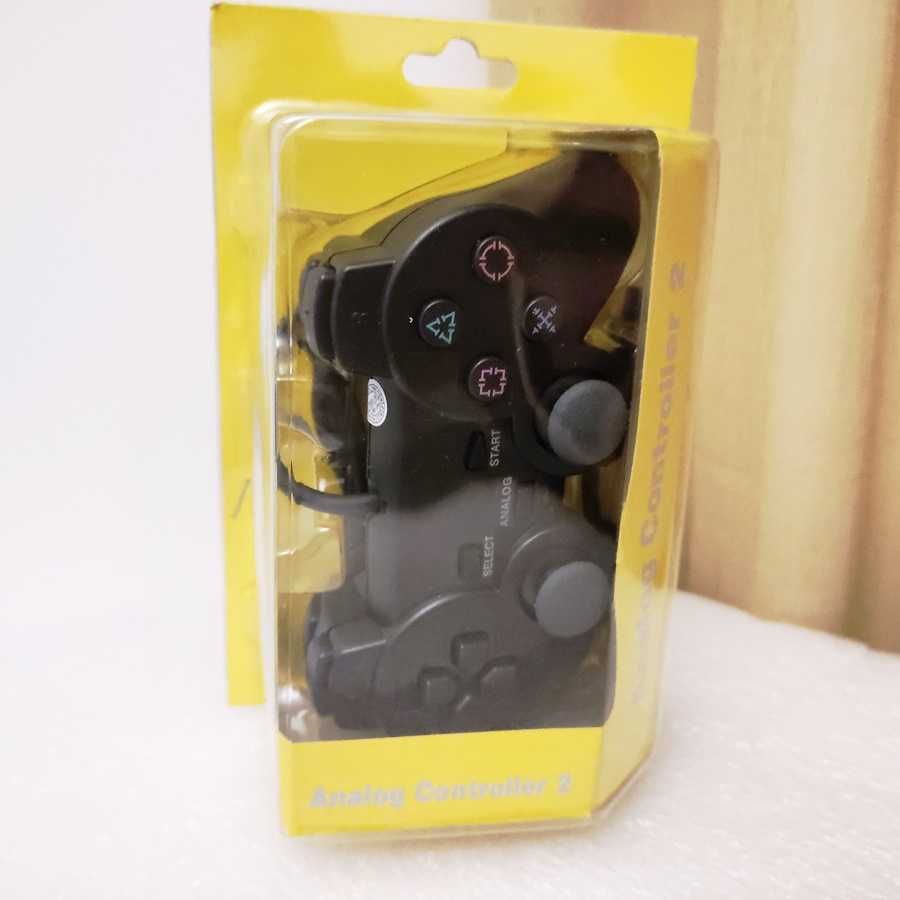 Comando PS2 com fio compatível Novo e em caixa fechado