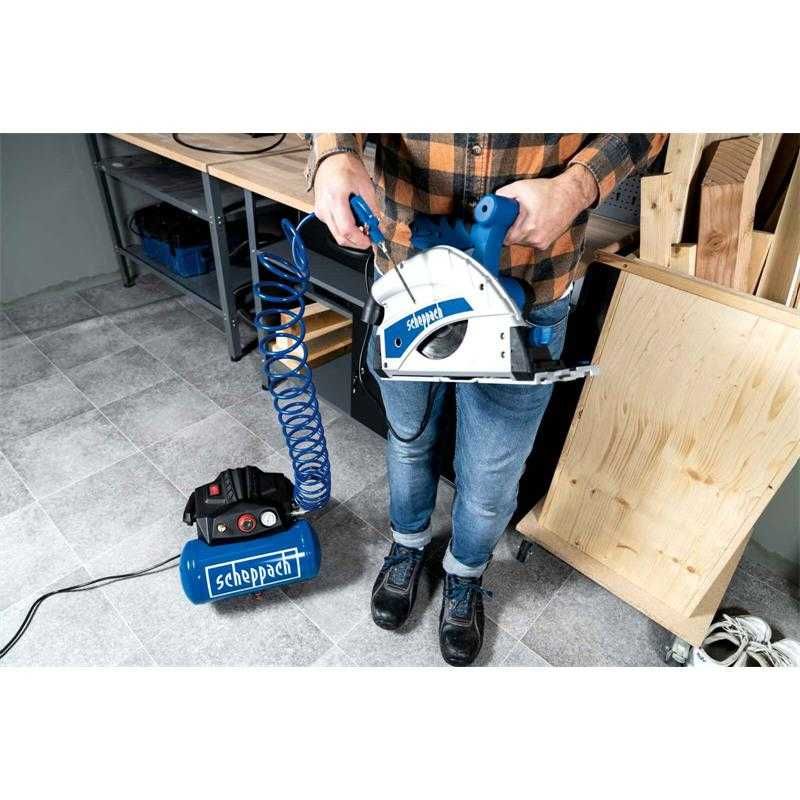 Компресор HC06 Scheppach - двигун 1200W | 200 л/хв | 8 бар
