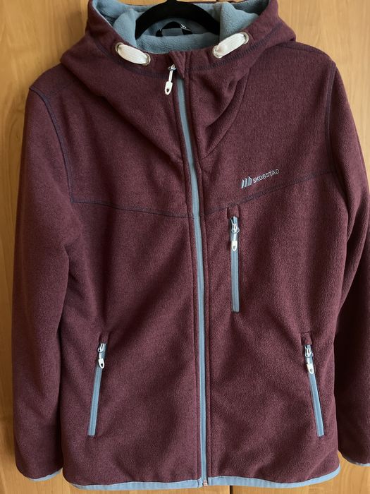 Bordowa bluza/kurtka Skogstad