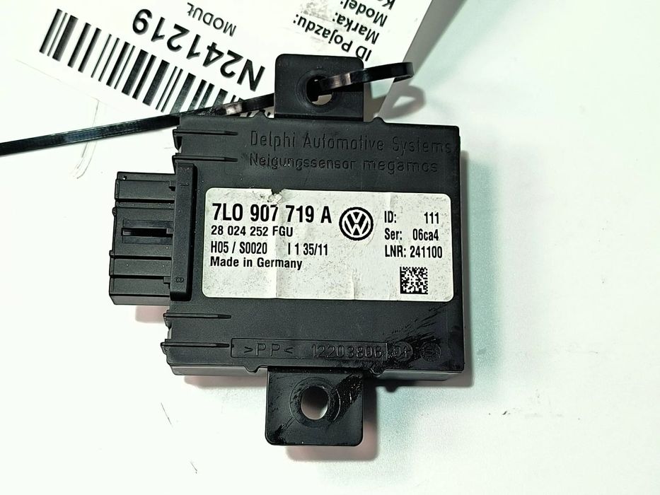 Sterownik / Moduł alarmu 7L0907719A  Volkswagen, Phaeton 2011 3.0 TDI
