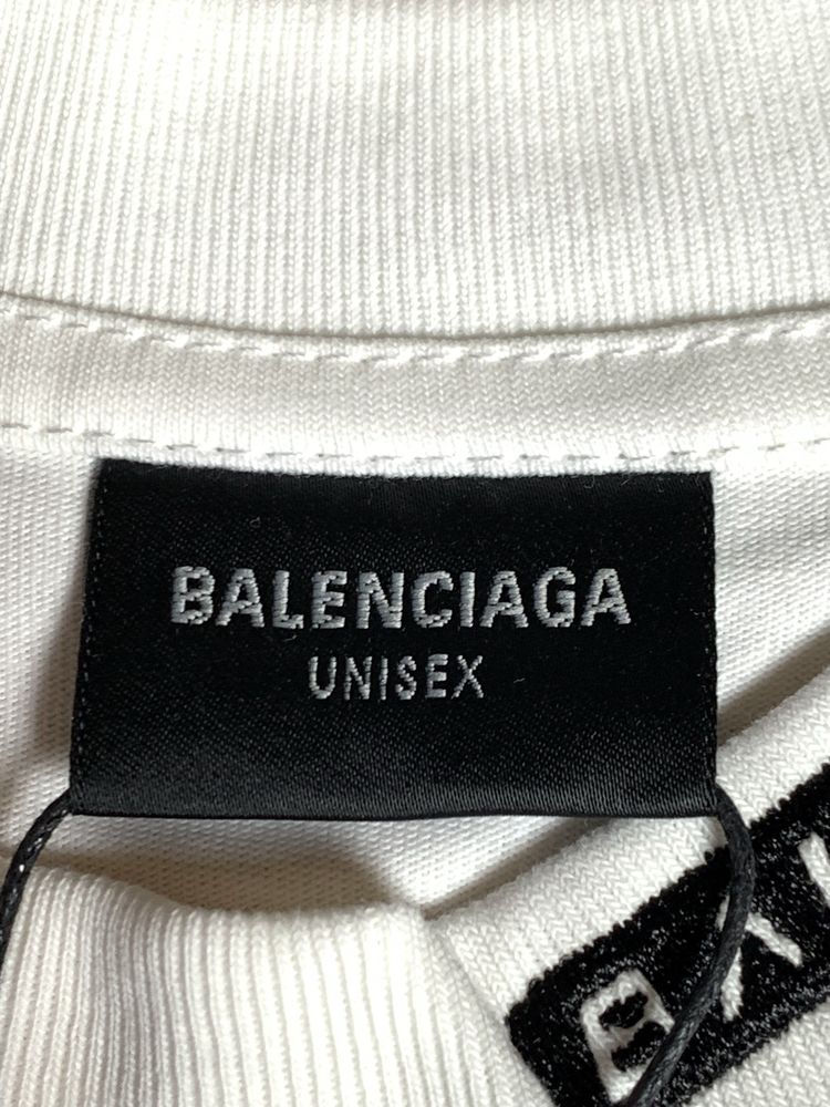 Лонгслів Білий Balenciaga Top League