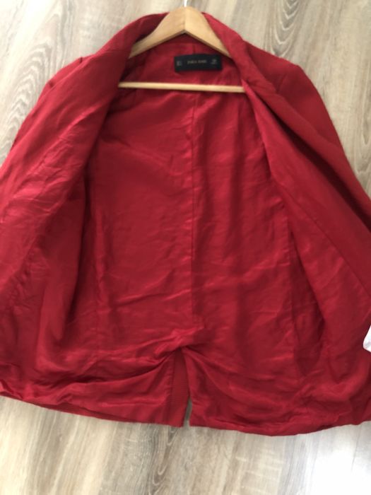 Marynarka czerwona Zara S