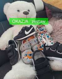 Buty NIKE trampki na rzepę buty sportowe Pantofelki