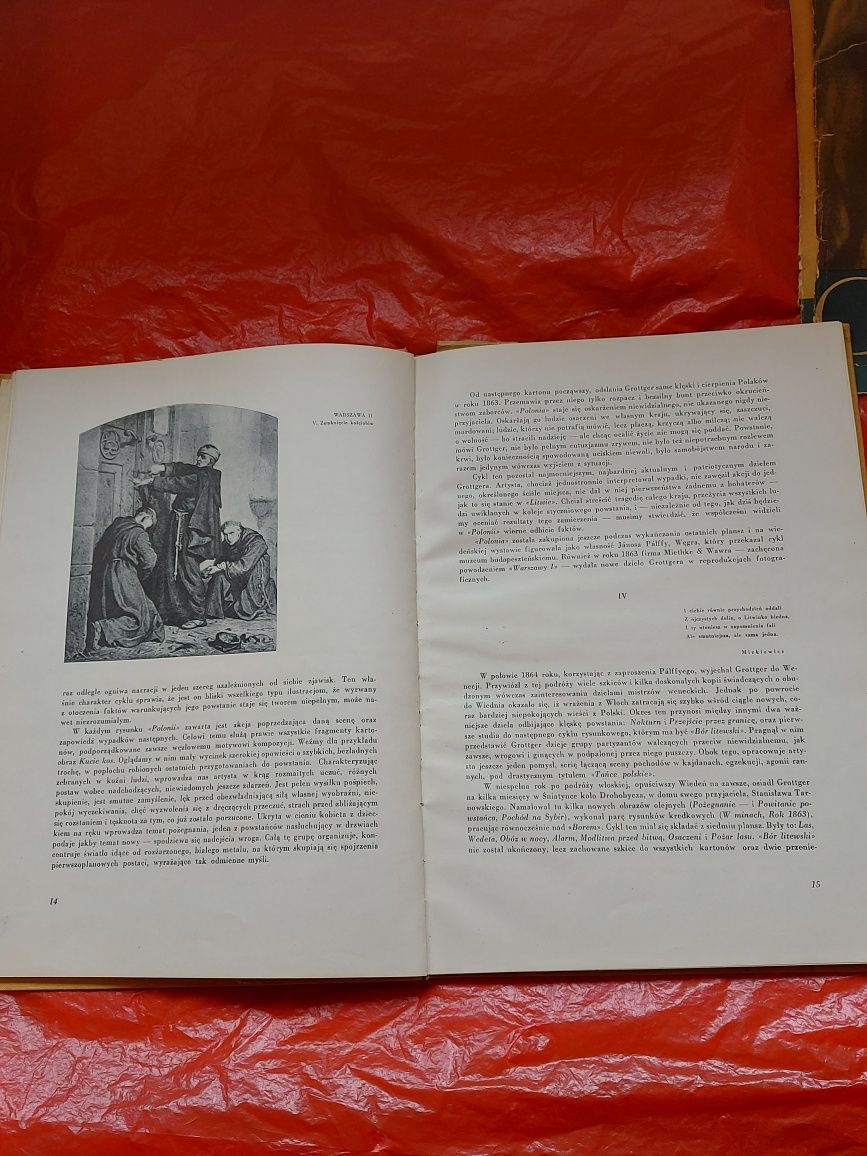 Książka duża ARTUR GROTTGER 1958r