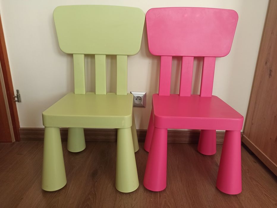 stolik i dwa krzesła Mamut Ikea