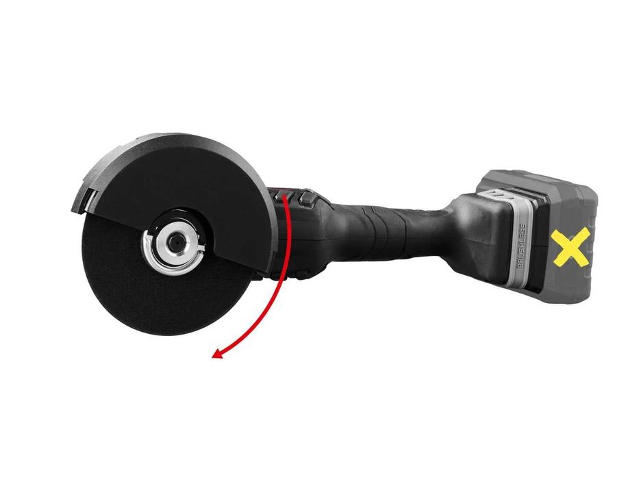 Akum. Szlifierka kątowa Parkside Performance PWSAP 20 Li F6, 20V