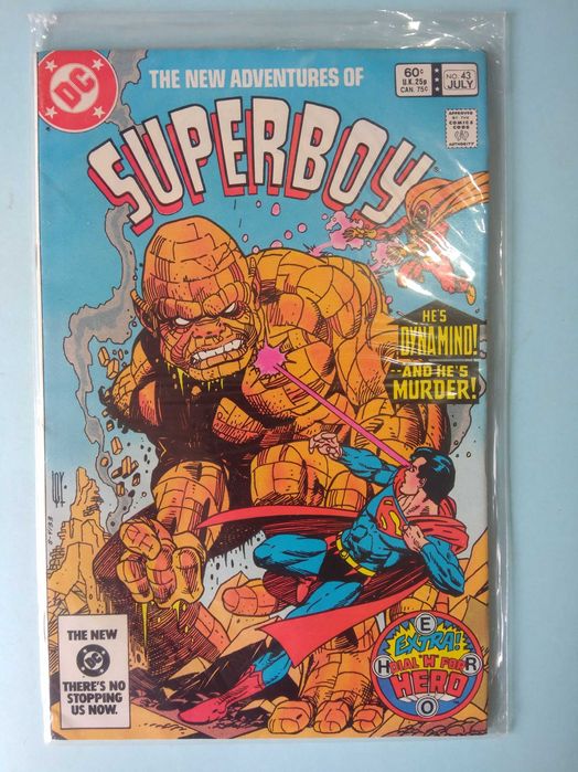 8 Comics da DC Superboy / Suicide Squad com plastic bag