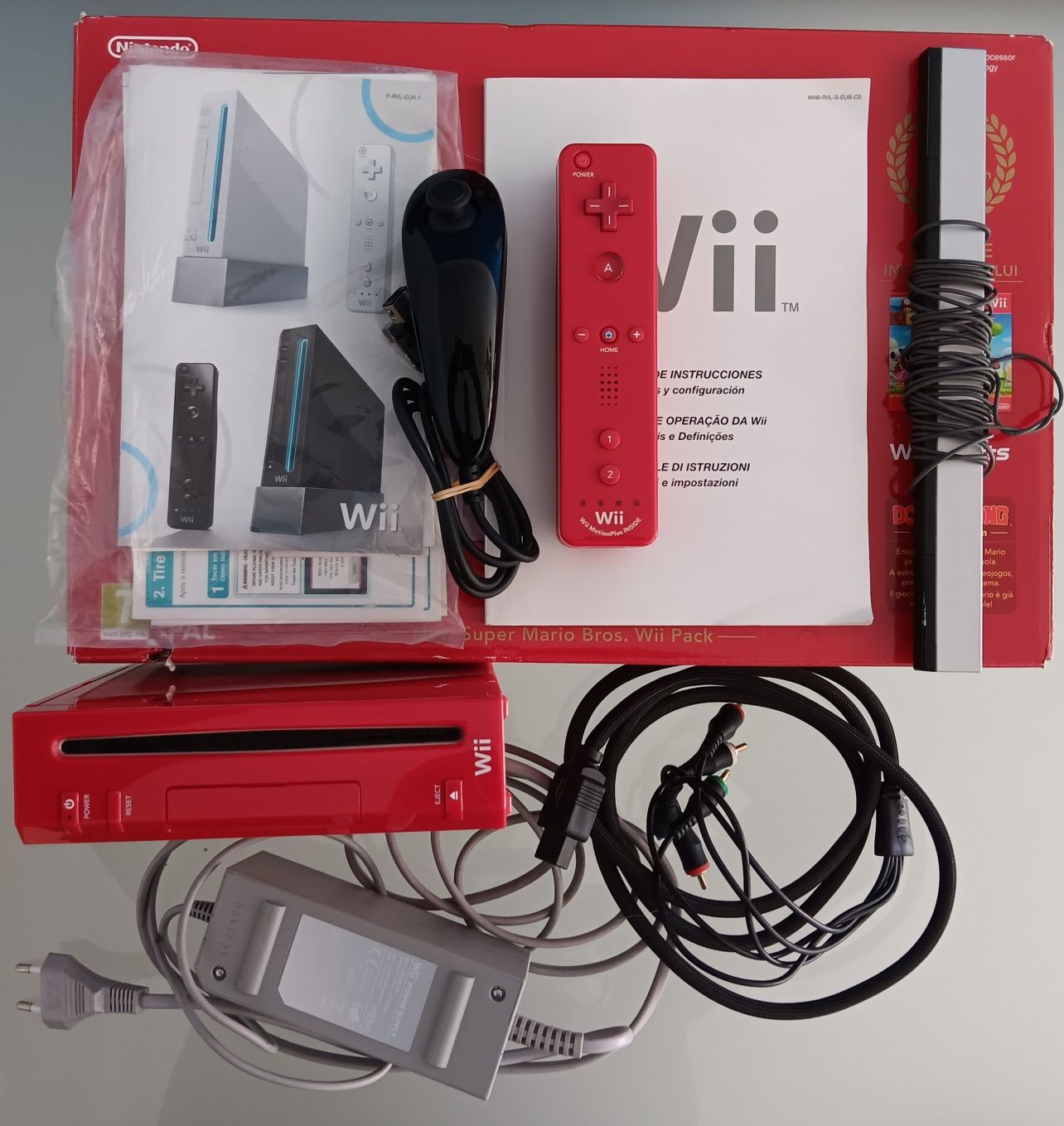 Conjunto completo Nintendo Wii Branca