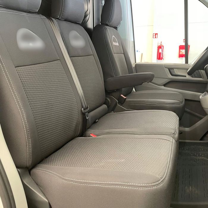 Pokrowce na fotele Renault Trafic 6os Szyte ręcznie na miarę Tkaninowe