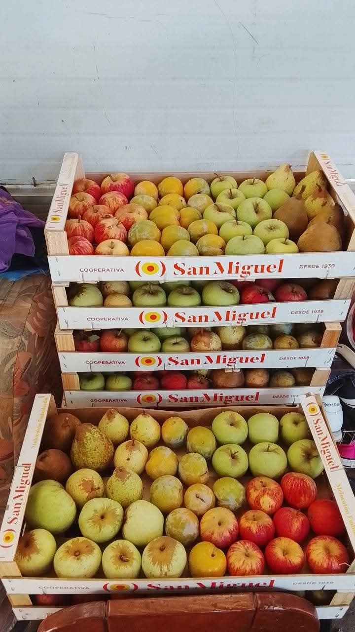 Caixa de fruta diversas