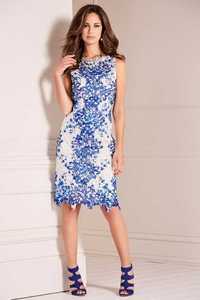 Kaleidoscope Printed Lace Dress_rozmiar 46