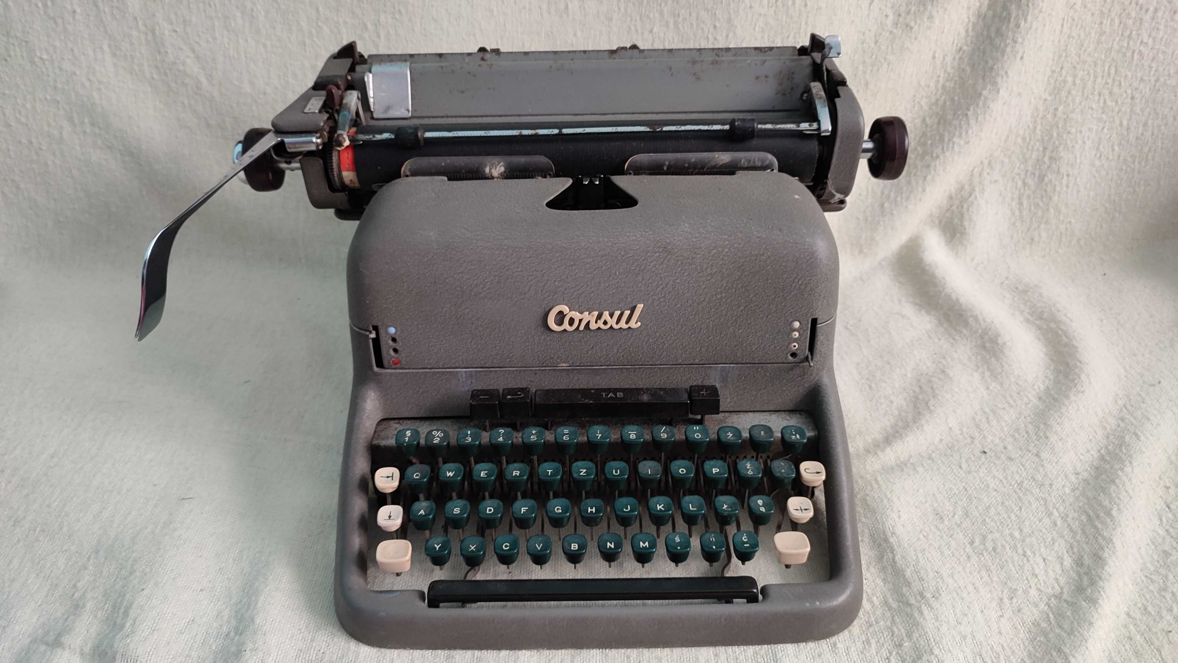 Maszyna do pisania Consul PRL vintage retro