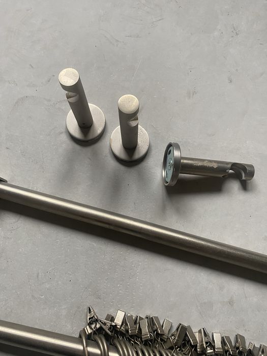 Karnisz kolir srebrny długość 3,2