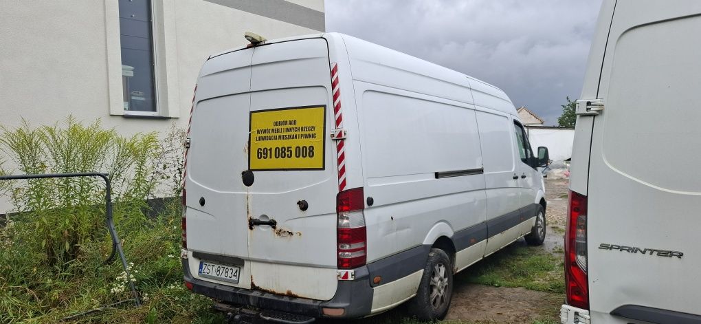 Mercedes spriner AUTOMAT MAXI kontener  AUTOMAT sprawny