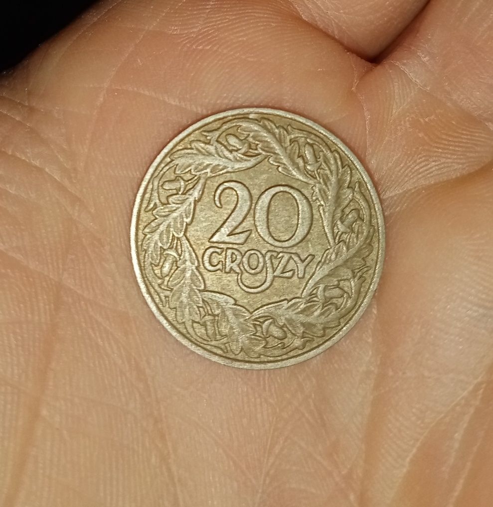 Moneta 20 gr 1923