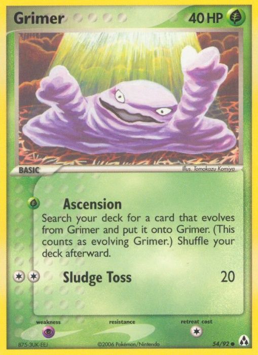 Pokemon Card - Grimer 40 HP