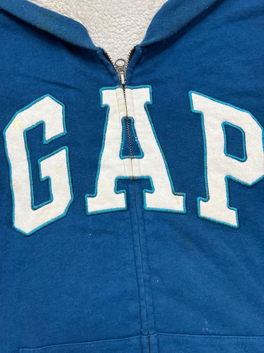 Ocieplana Bluza GAP big logo zipped