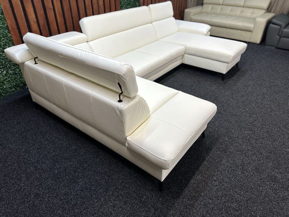 НОВИЙ шкіряний кутовий П-подібний диван . Німеччина. Кожаный уголок.