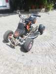 Mini moto 4 a trabalhar