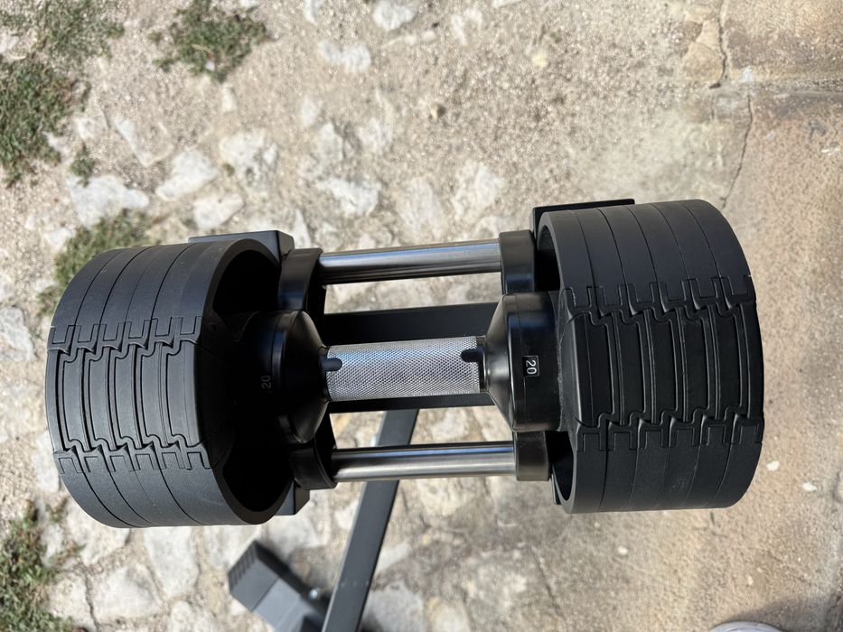 Halteres Ajustáveis + Suporte