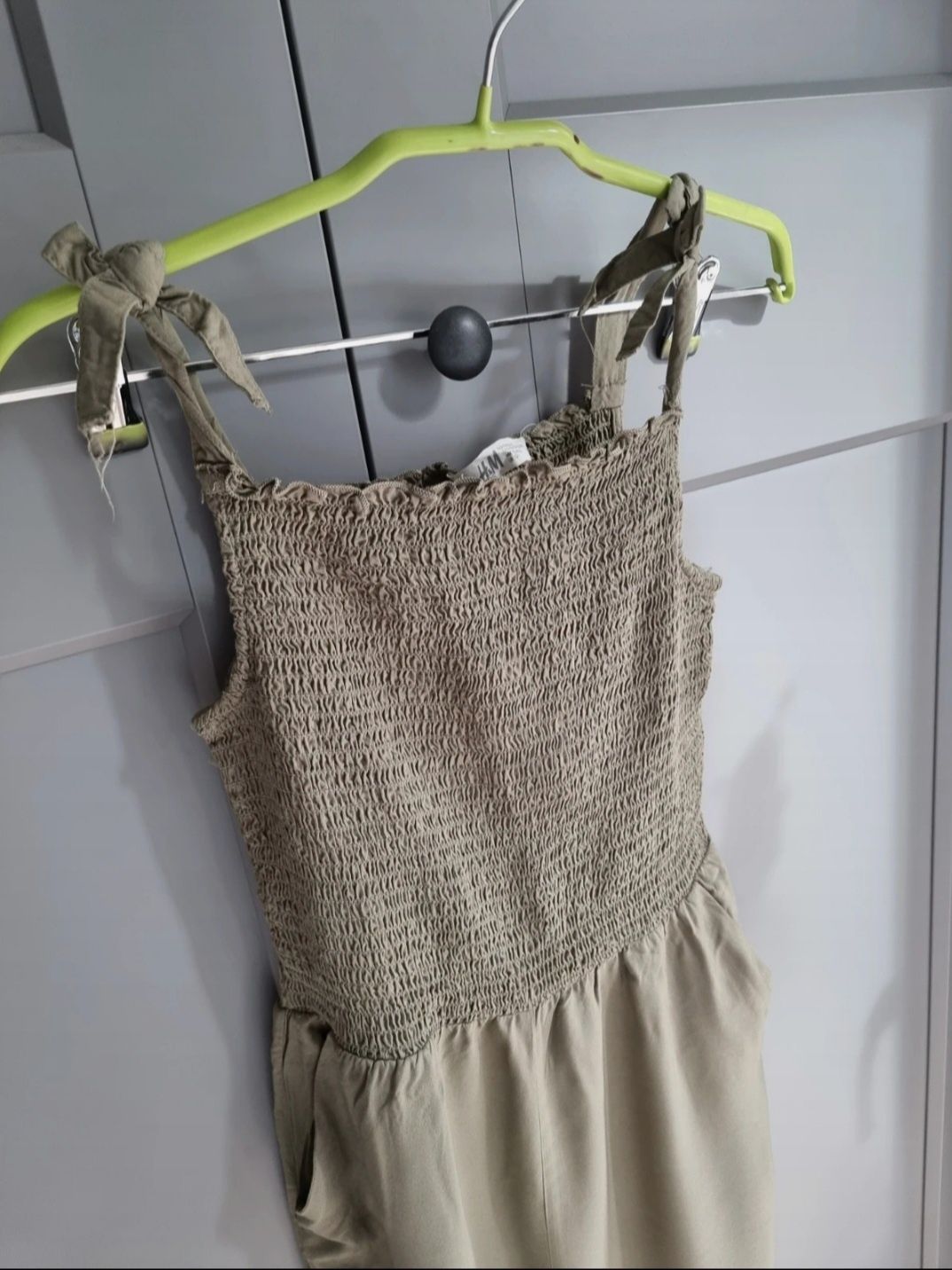Nowy oliwkowy khaki długi kombinezon H&M 158 cm 12-13 lat
