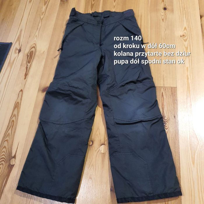 Spodnie zimowe 140 narciarskie