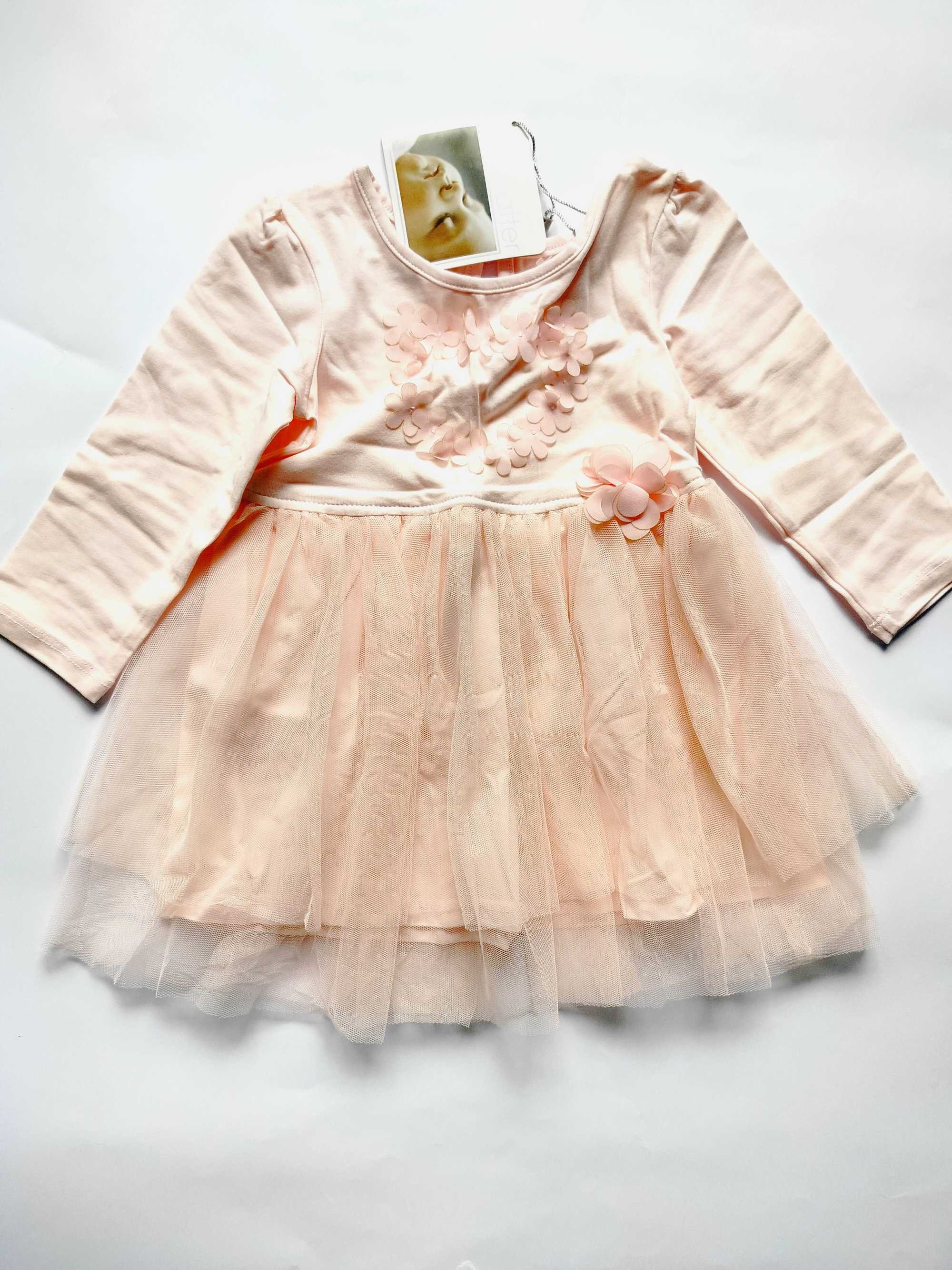 pitter patter sukienka nowa elegancka na okazje 18-24m 92