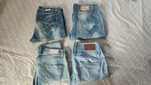 4 pares Calça ganga