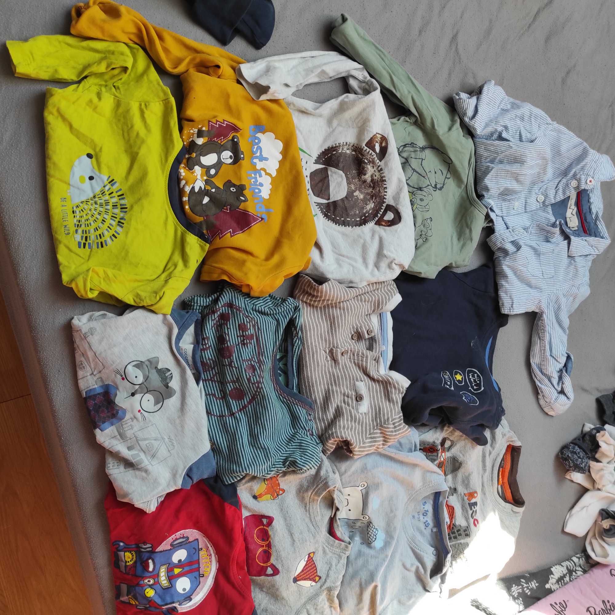 Paka ubrania chłopiec 74-92