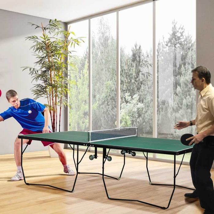 Mesa de ping pong, verde
