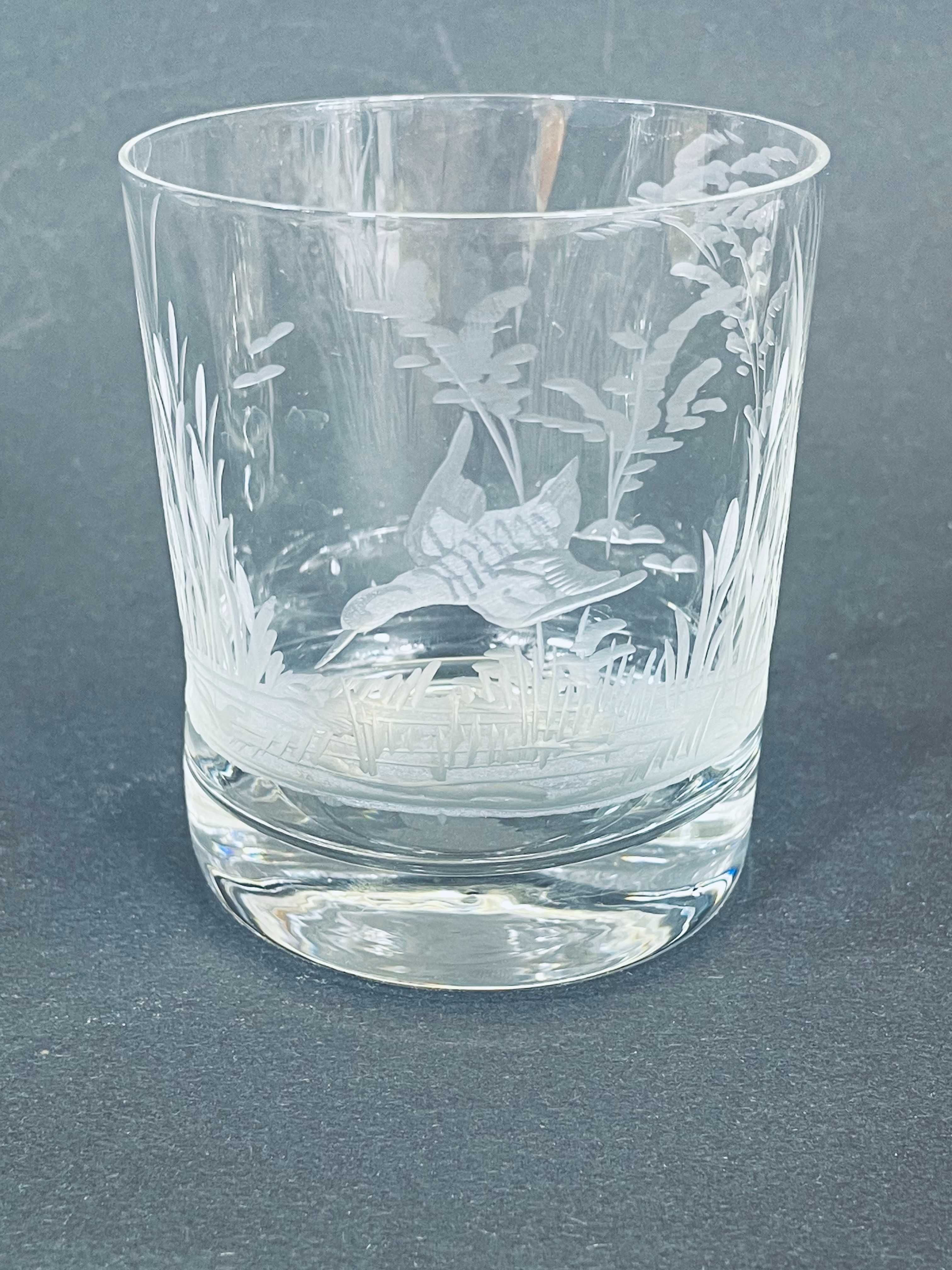 Szklanka Bohemia do whisky z motywem myśliwskim