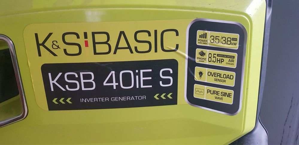 Іверторний генератор 3.8 kw Konner&Sohnen KSB 40iE S