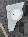 Umywalka z blatem CORIAN.