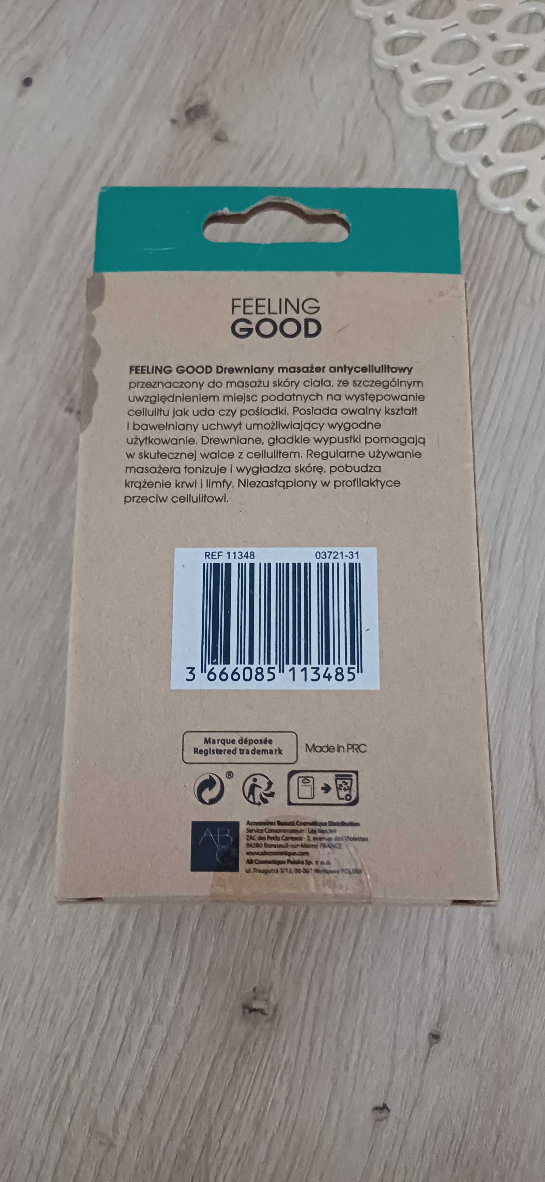 Drewniany masażer antycellulitowy Feeling good