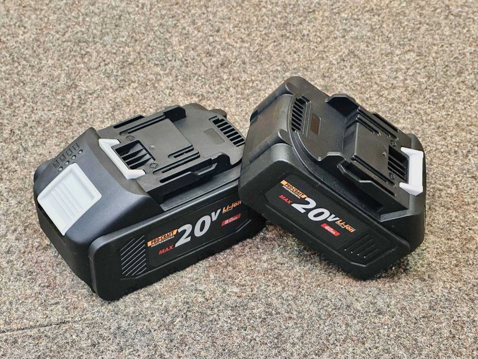 2 шт Акб (4.0 и 8.0Ah Procraft max) Быстрая зарядка + долго держат