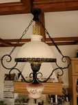 Lampa sufitowa w stylu prowansalskim