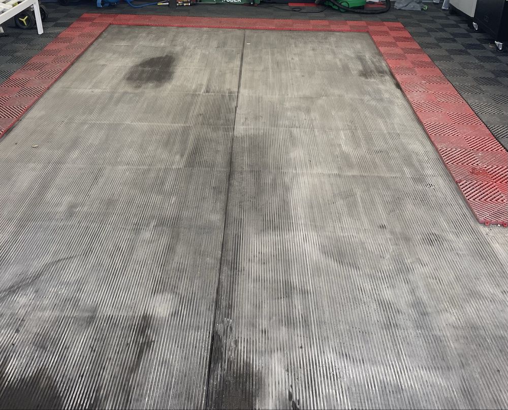 Podłoga modułowa Speedfloor do garazu, detailing
