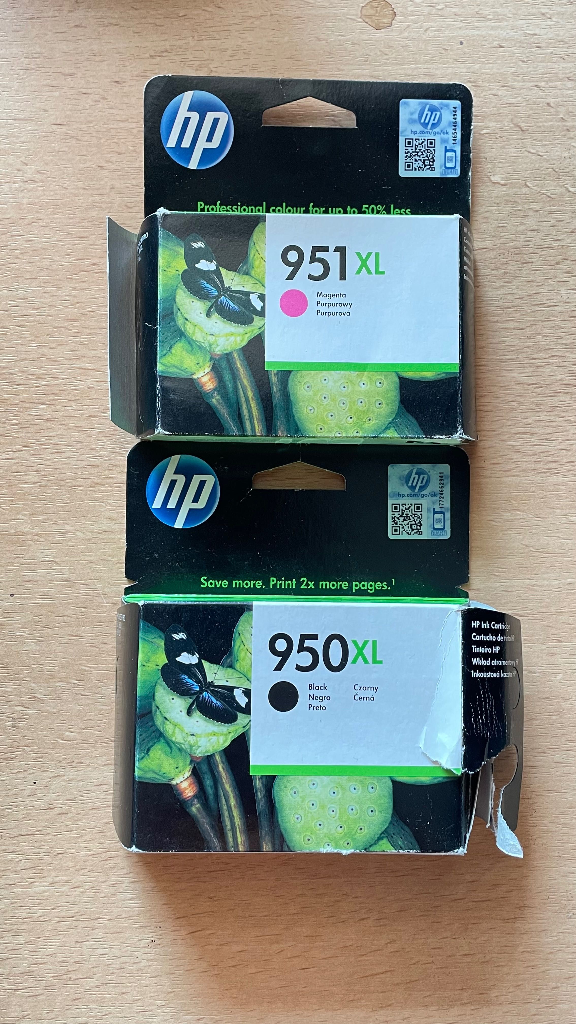 Tinteiros Originais HP 950XL e 951XL