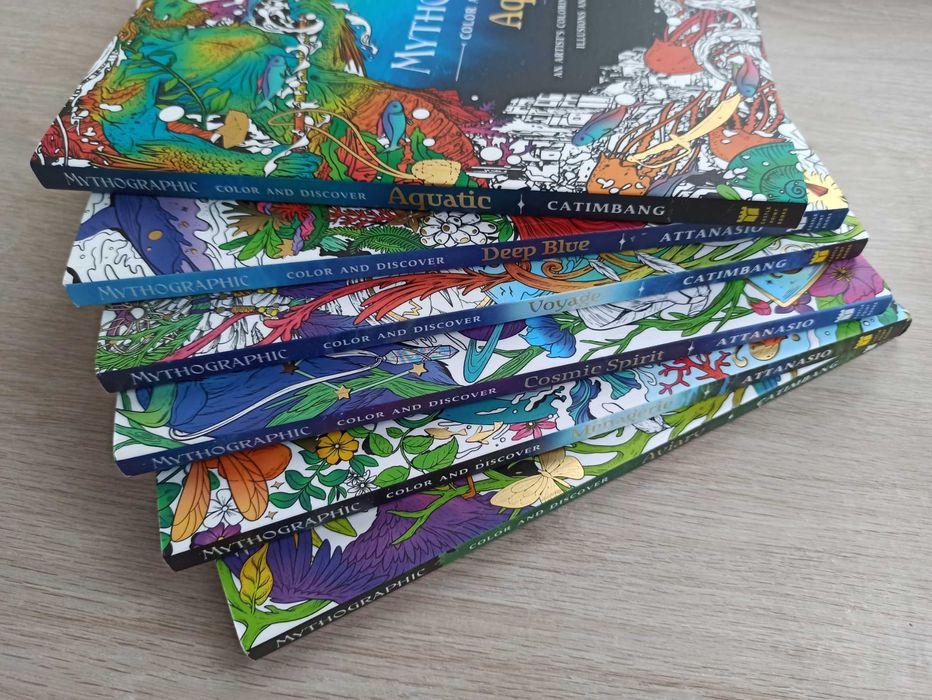 Комплект із п'яти Розмальовок Mythographic